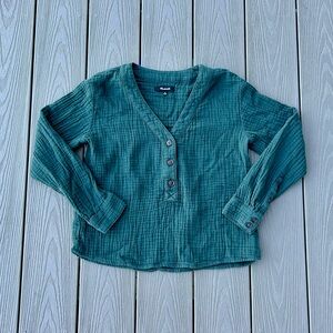 Madewell green light spun top